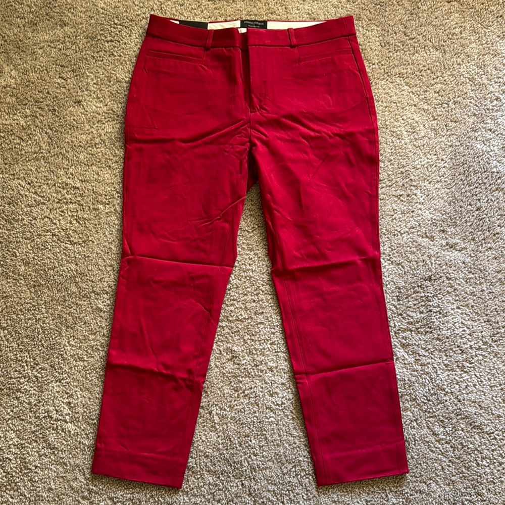 Banana Republic Red Chinos Straight Leg Casual Wear